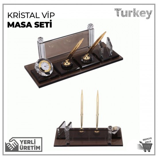 Promosyon Kristal Vip Masa Seti